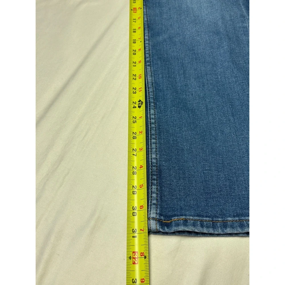 Levis 514 Straight Fit Mens Jeans Blue‎ Medium Wash 30x32 Stretch Denim